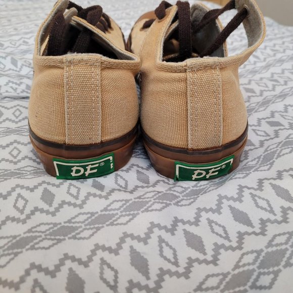 Vintage Bob Cousy brown canvas sneakers. Women's 11, Men's 9.5 - Picture 4 of 8